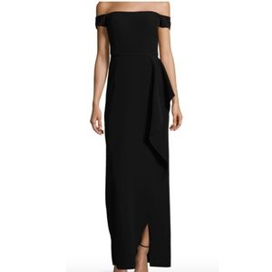 JS Collection Black Sweetheart Gown